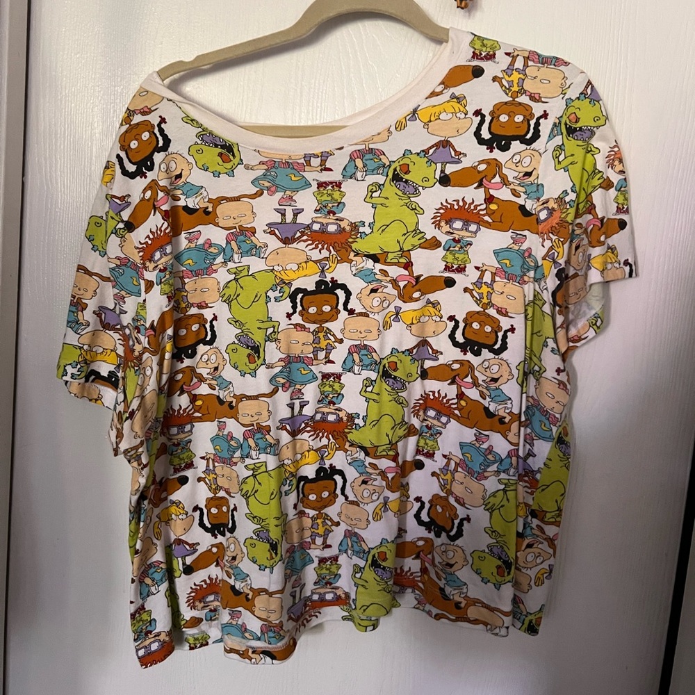 Rugrats Plus Crop Top Tee.